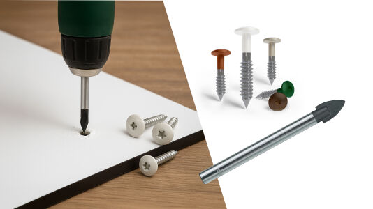 HPL-Schrauben und Vorbohren: so machen Sie es richtig