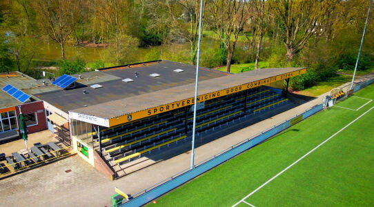 Die Tribüne von DCS Zevenaar erhält ein frisches Upgrade.