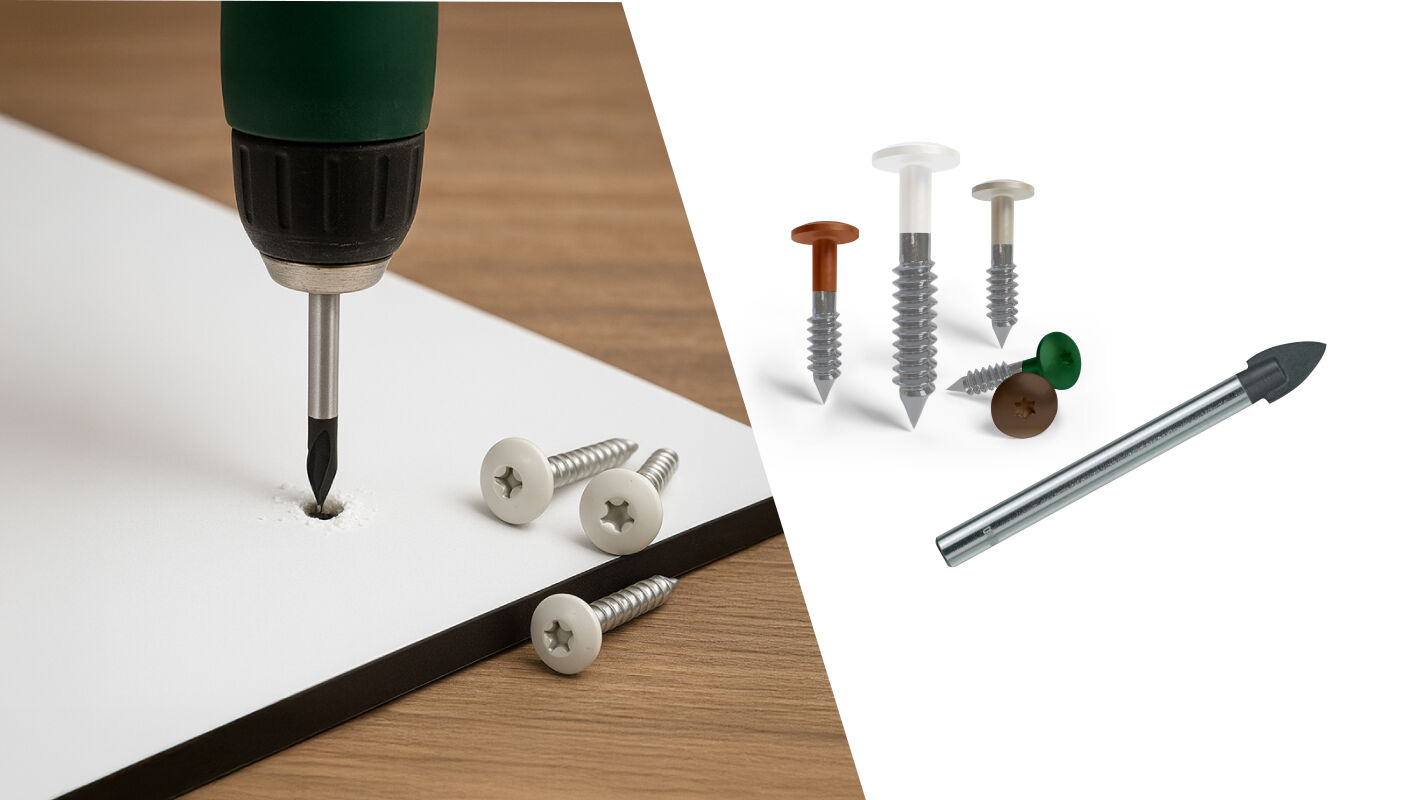 HPL-Schrauben und Vorbohren: so machen Sie es richtig