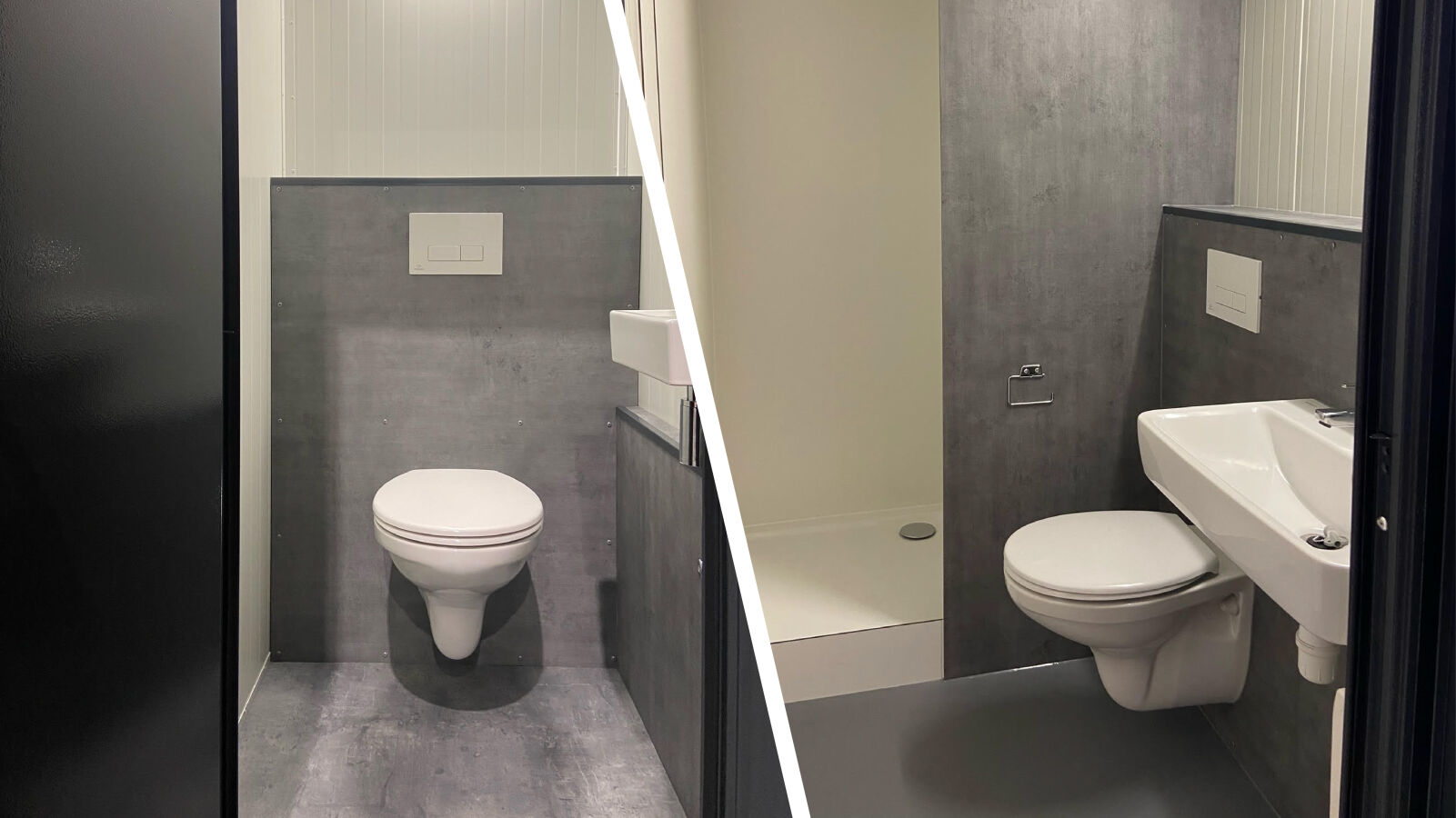 HPL in Sanitäreinheiten: klar, hygienisch und pflegeleicht