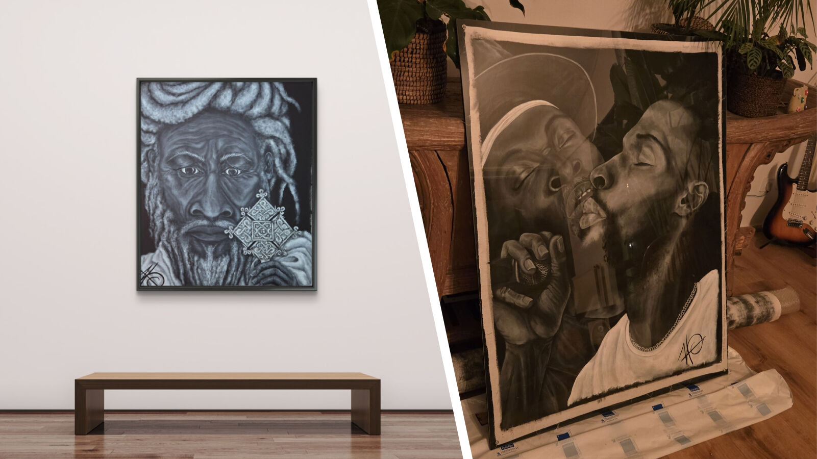 Kunst schützen und verstärken mit Budget Plexiglas Glashell für Viviénne Kroes