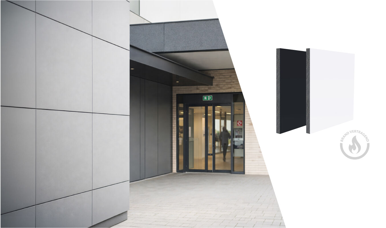 Brandsicheres Bauen mit HPL FR für den Außenbereich